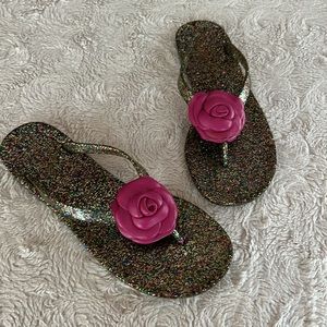 Kate Spade Rose Embellished Sandals